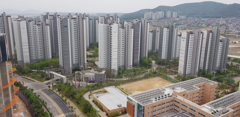 영종하늘도시 센트럴푸르지오자이 - 단지 전경