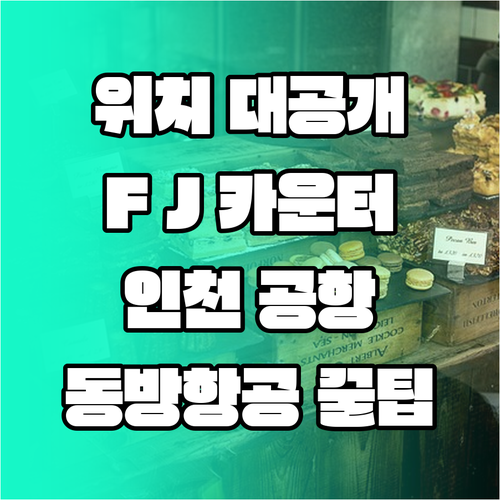중국동방항공 인천 제1터미널 F J ..