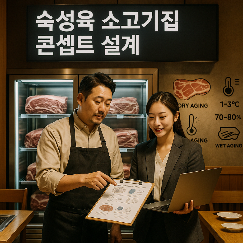 숙성육 소고기집 콘셉트 설계 방법