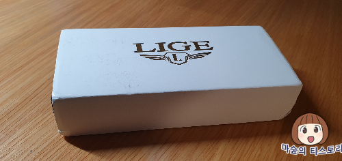 TEMU LIGE 남성 시계 가죽 캐주얼 쿼츠 시계