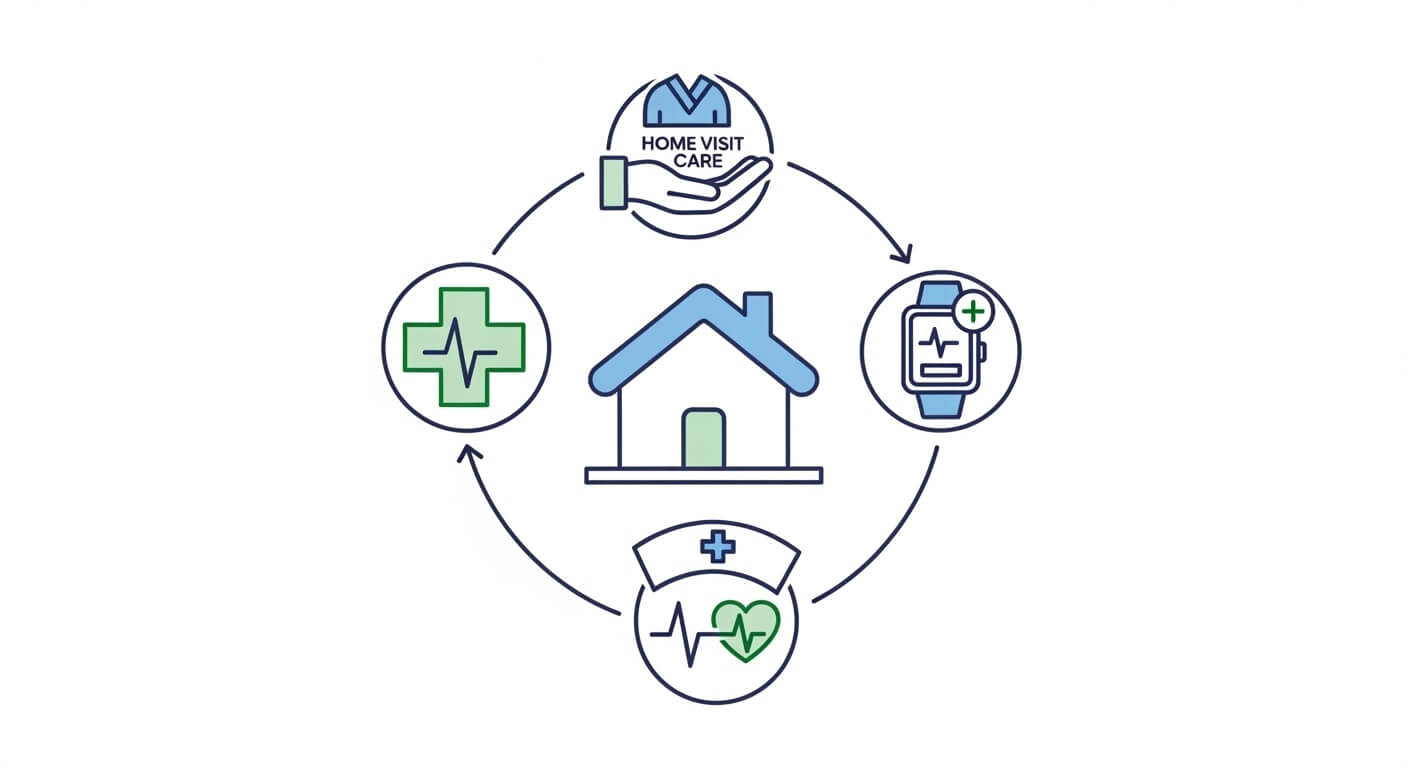 자택 중심의 '일상 돌봄' 확대
