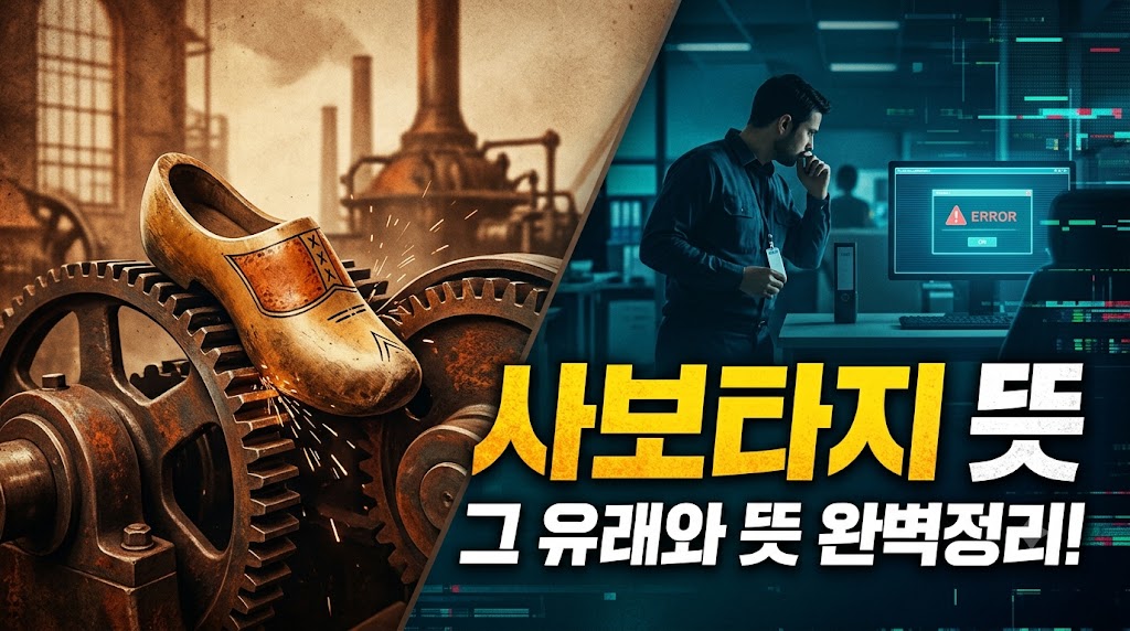 사보타지 뜻