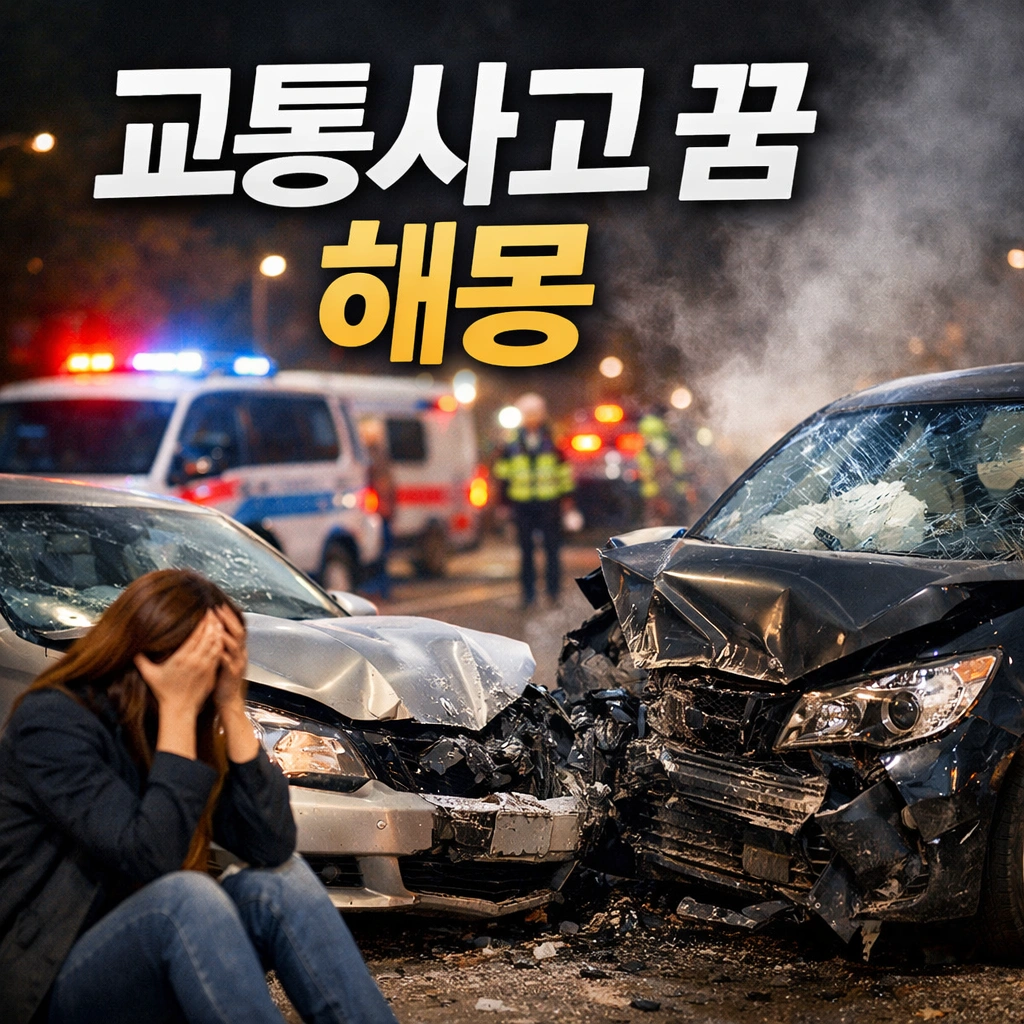 🚗 교통사고 꿈 해몽 총정리｜상황별 의미와 심리 분석