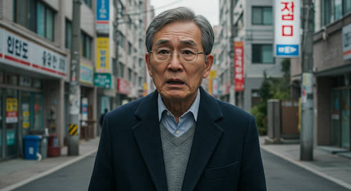 익숙한 동네에서 길을 잃은 노인