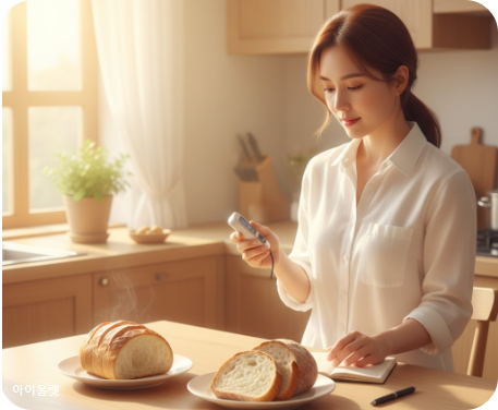 냉동 빵과 신선 빵의 차이 실험