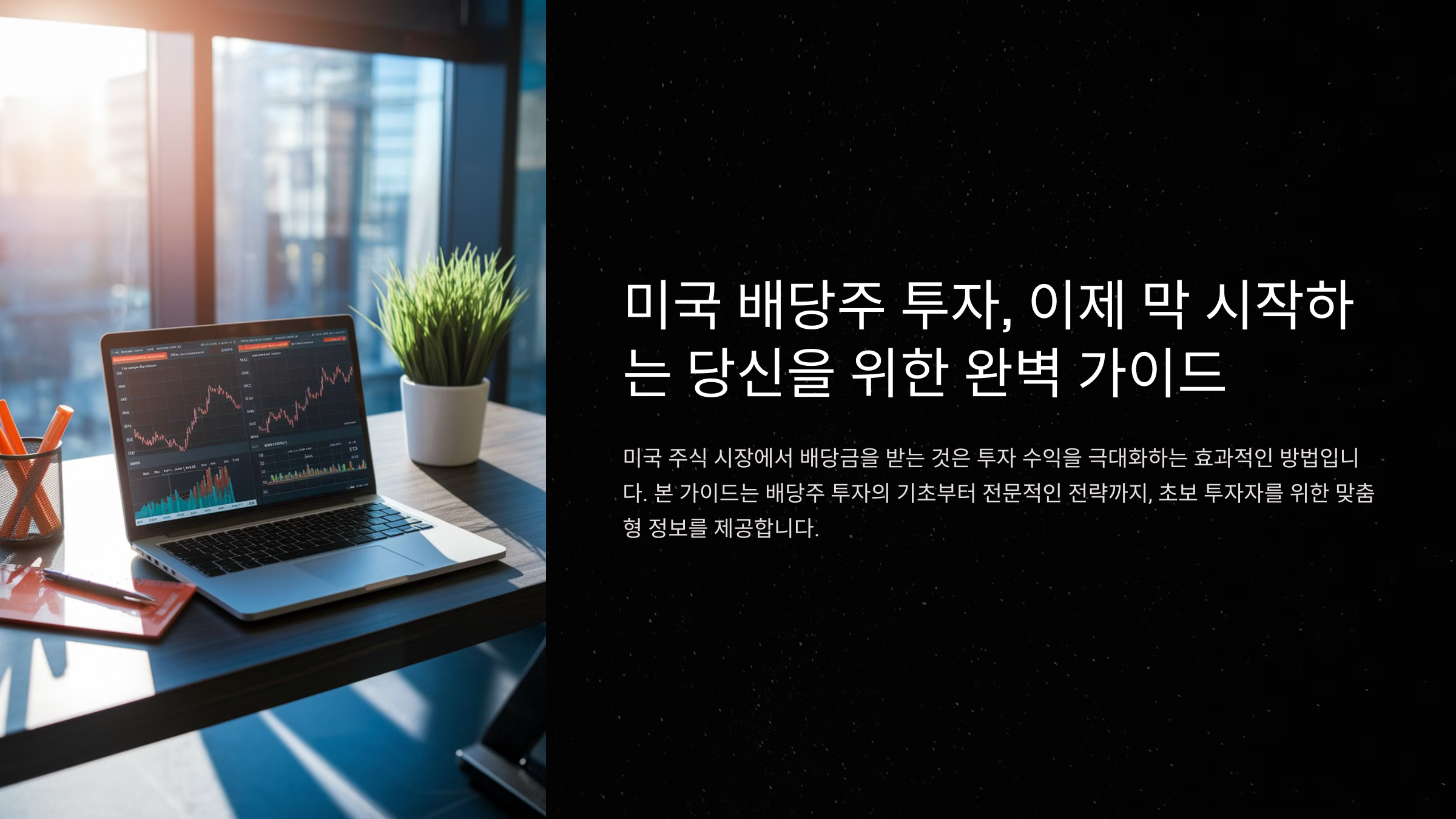 미국 배당주 초보자 필독! 배당금 받는 법 완벽 정리