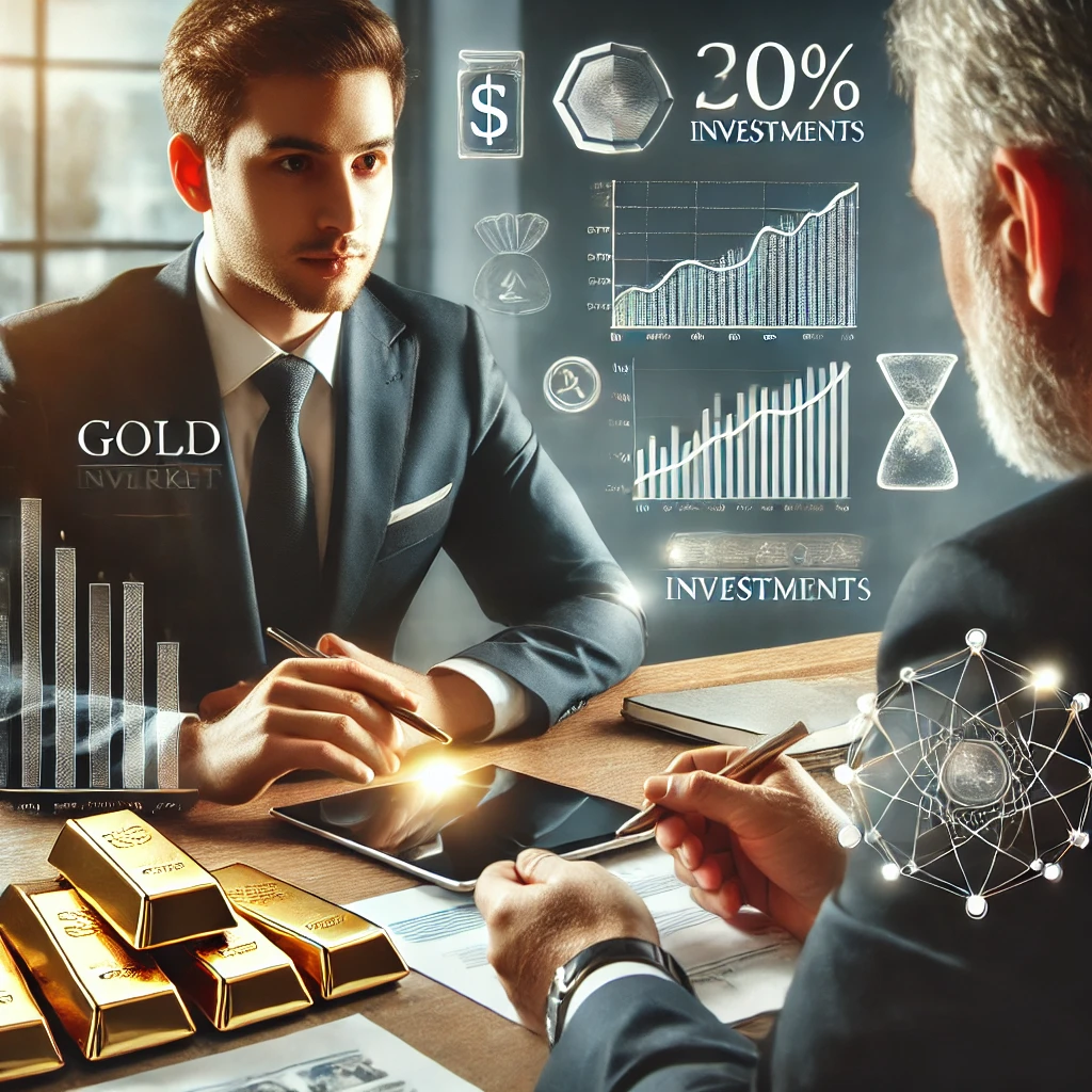 금 ETF 와 실물 금 관련 사진