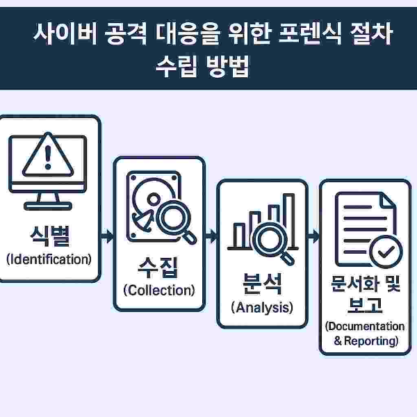 사이버 공격 대응을 위한 포렌식 절차 수립 방법