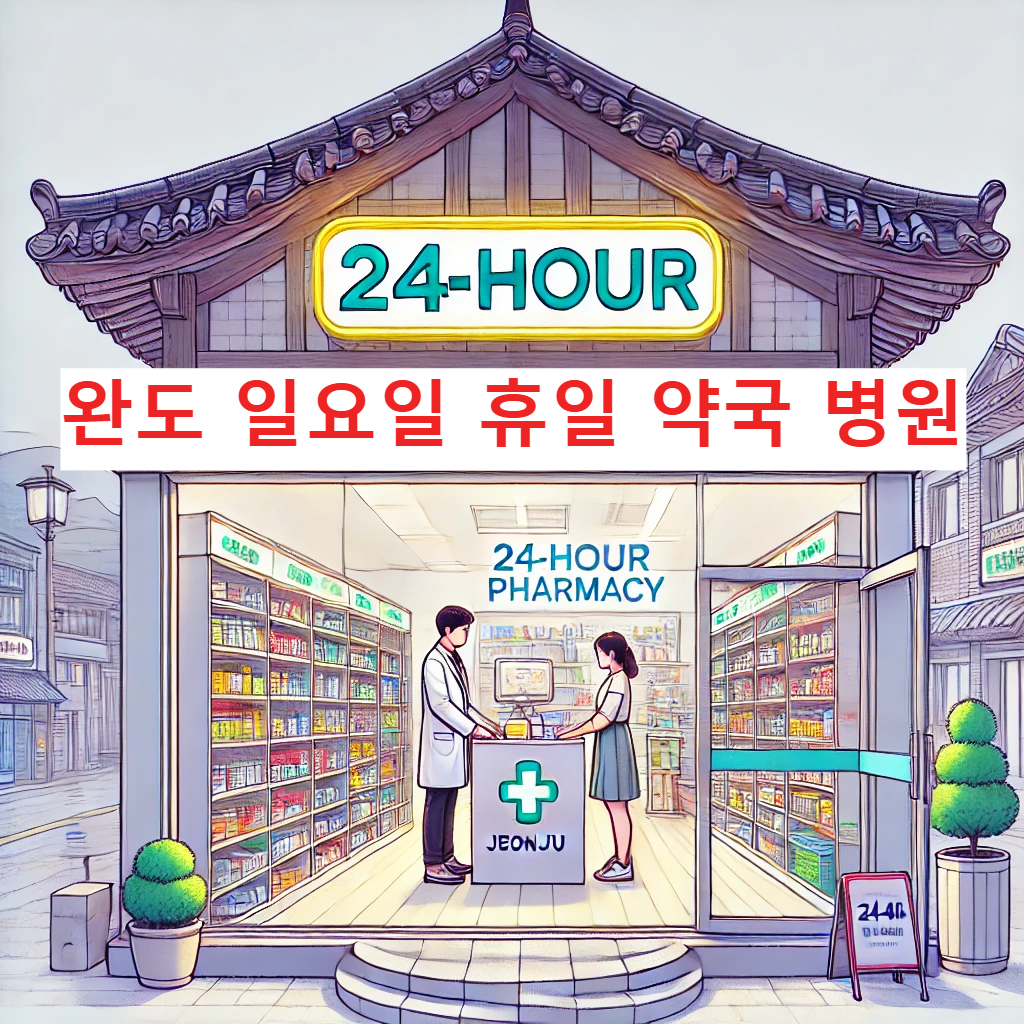 완도 일요일 휴일 약국