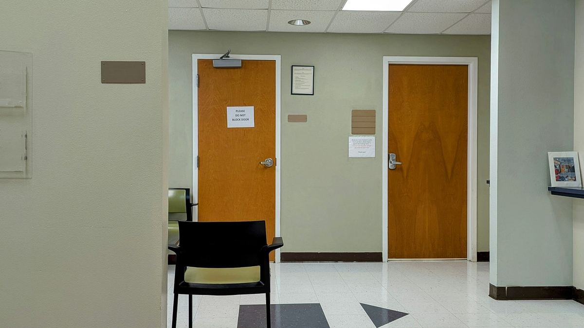 수술을 기다리며 있던 병실