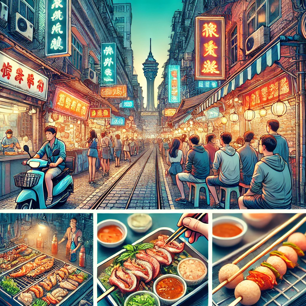 마카오 길거리 음식 투어