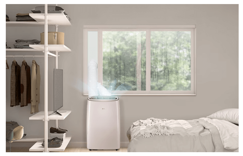 LG 이동식 에어컨 듀얼호스 설치방법