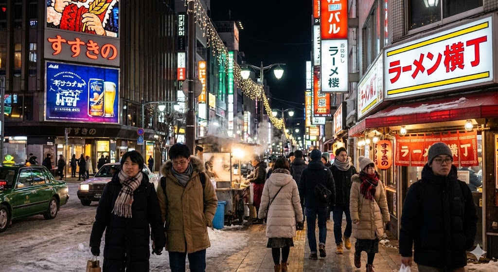 삿포로 숙소 지역 선택: 삿포로역 vs 오도리 vs 스스키노, 어디가 맞을까?