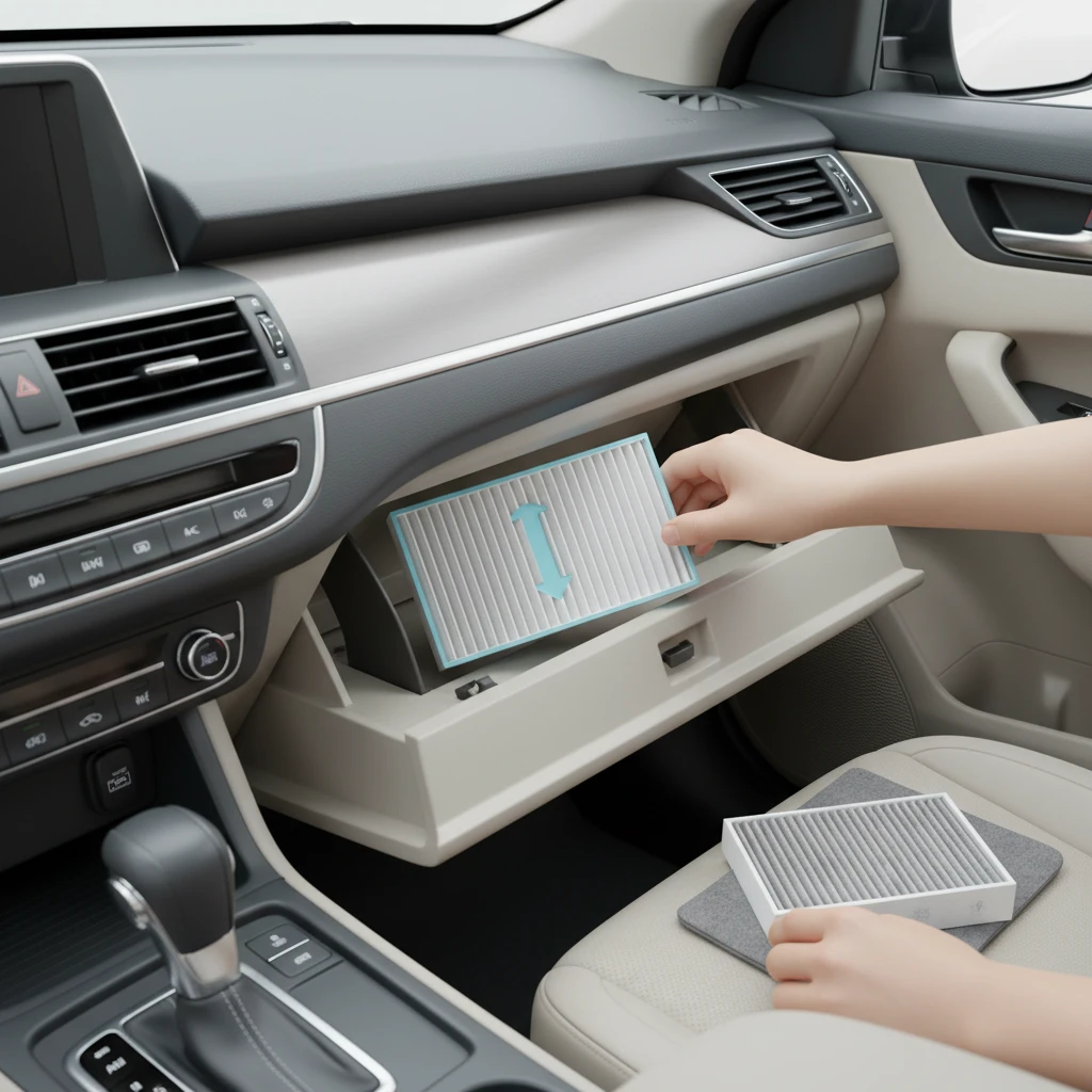 자동차 에어컨 필터 교체 주기와 공기..