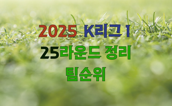 2025 K리그1 25라운드