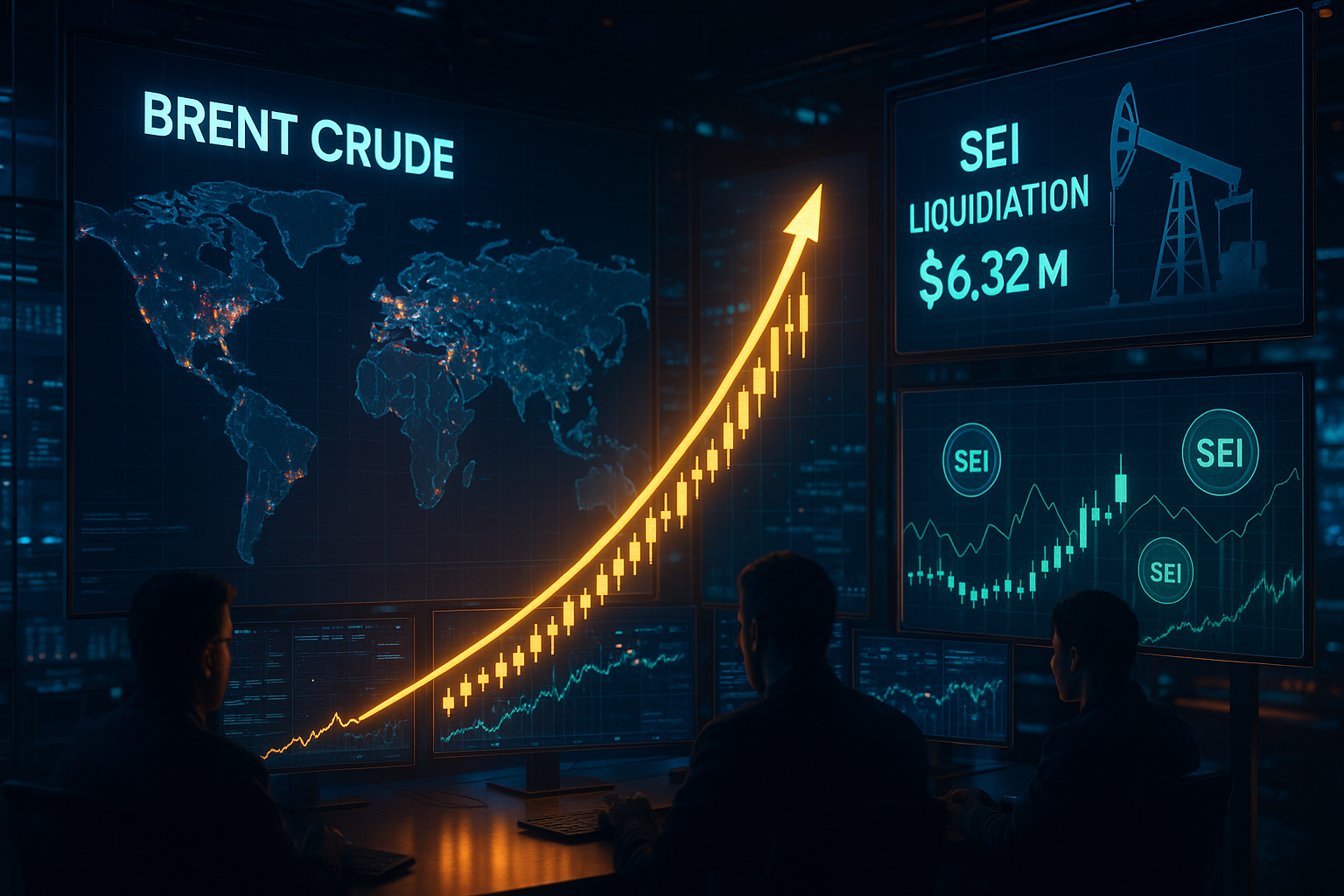 국제유가 3% 급등&middot;SEI 청산 $632만&hellip; 24시간 모니터링 속 기회 찾기