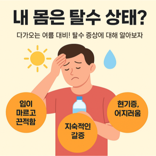 탈수 증상 자가진단 체크리스트
