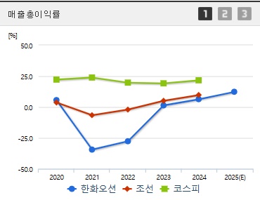 한화오션 주가 전망 매출총이익 (0617)