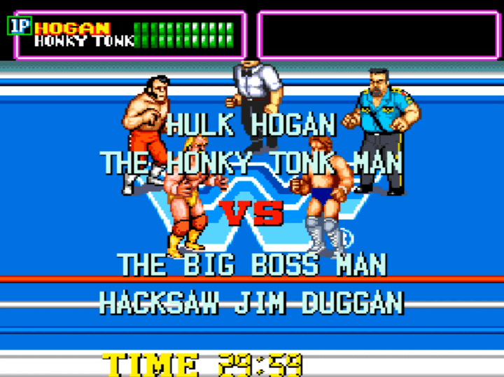 WWF-슈퍼스타즈-오락실게임-시작-화면