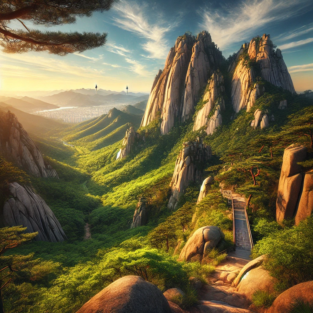 북한산 국립공원 배경 이미지 사진