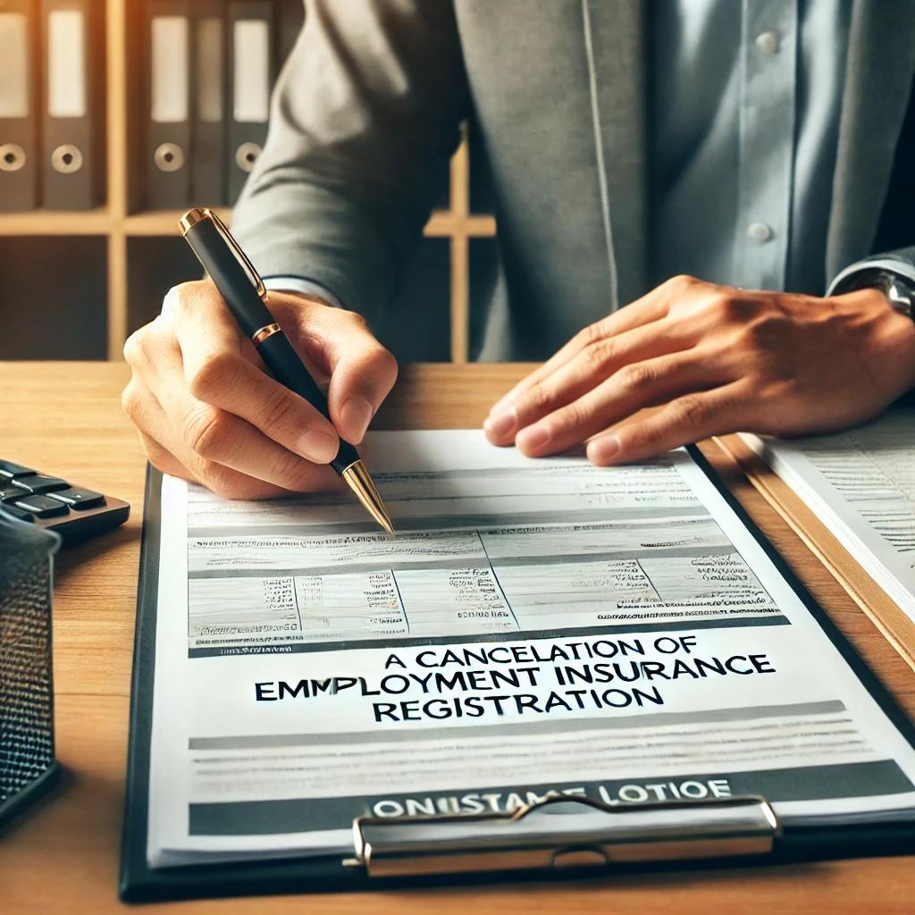 고용보험 취소신고서