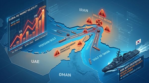 호르무즈 봉쇄를 풀기 위한 전함 파견