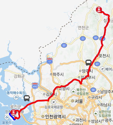 7600번 인천공항 버스 노선