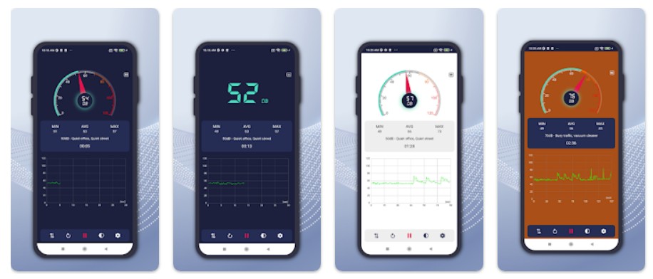 사운드 미터앱 기능