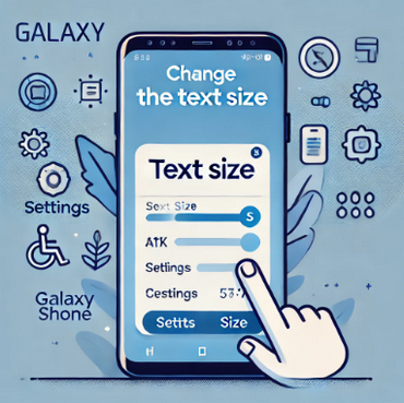 갤럭시-스마트폰-글자-크기-변경