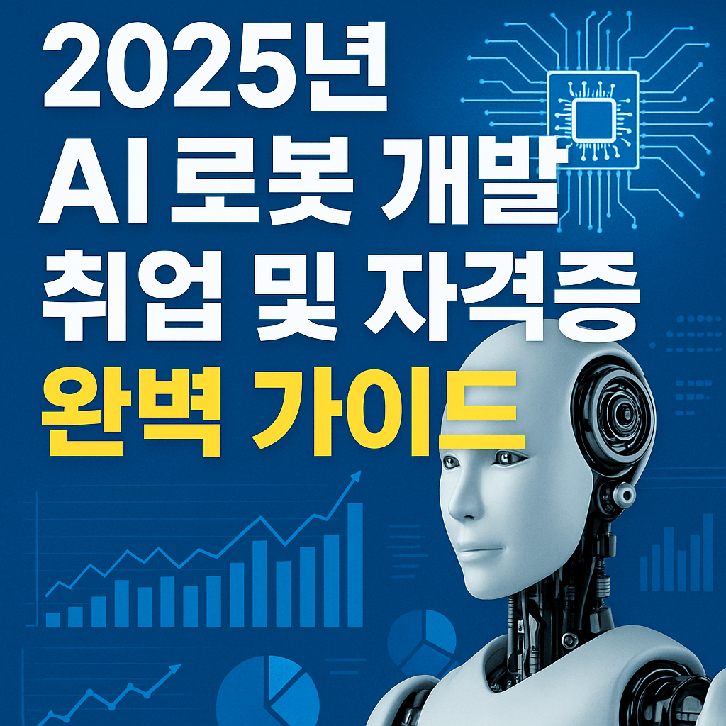 2025년 AI 로봇 개발 취업 및 자격증 완벽 가이드