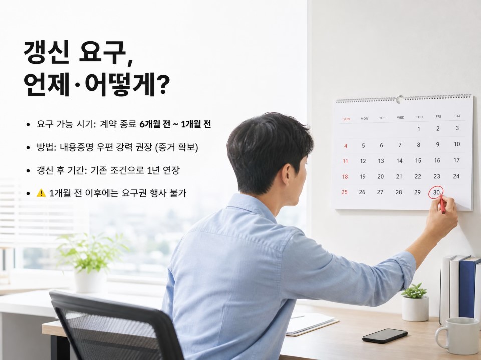 3갱신요구언제어떻게