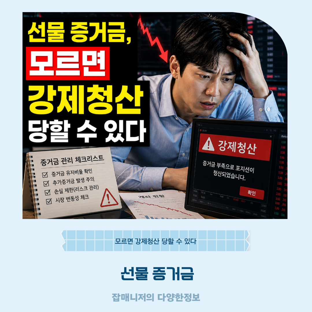 선물 증거금, 모르면 강제청산 당할 수 있다