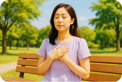 평온한 호흡 훈련