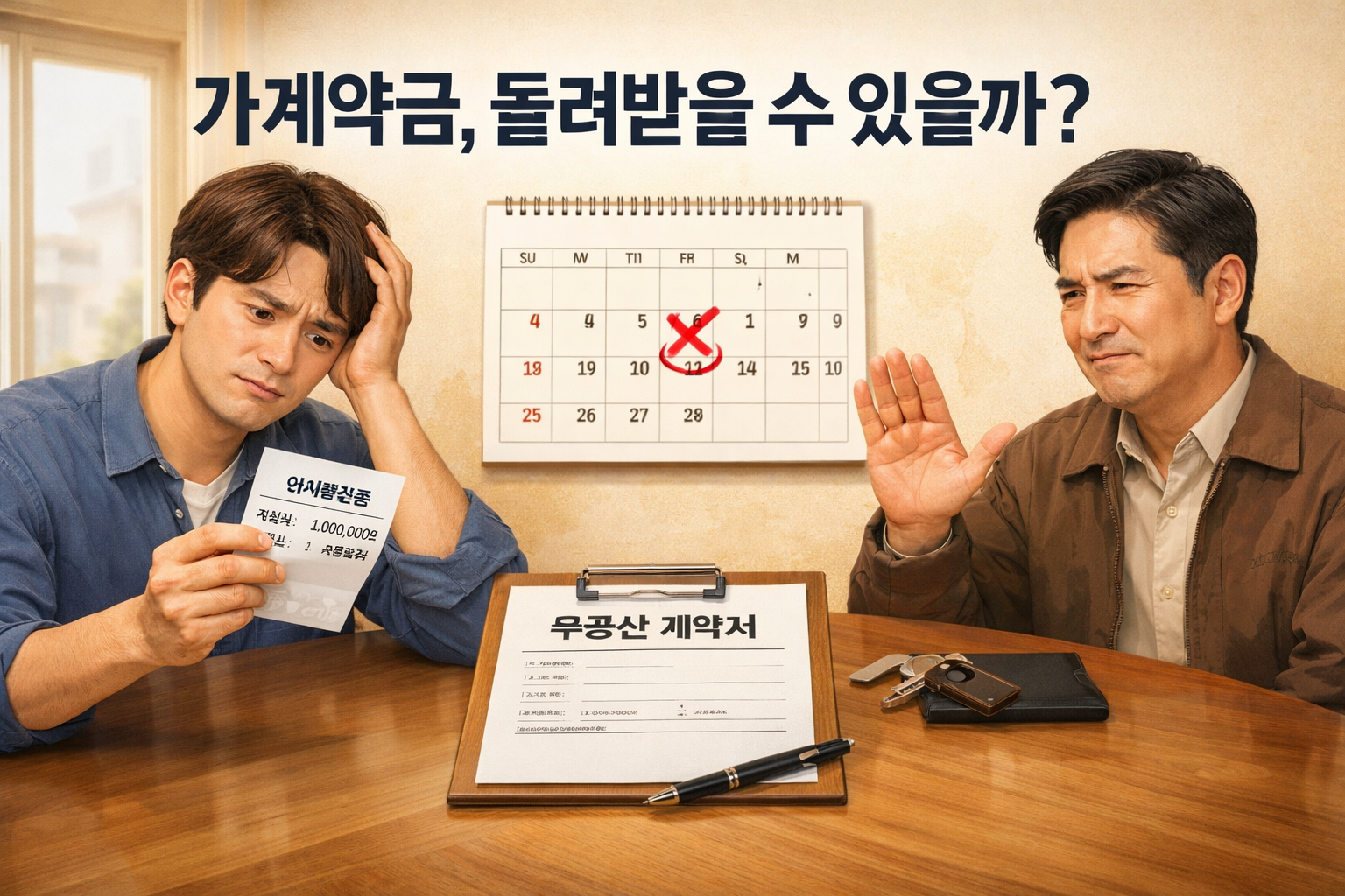 가계약금 반환 분쟁 - 부동산 계약 파기 시 가계약금 돌려받는 법과 대법원 판례 기준