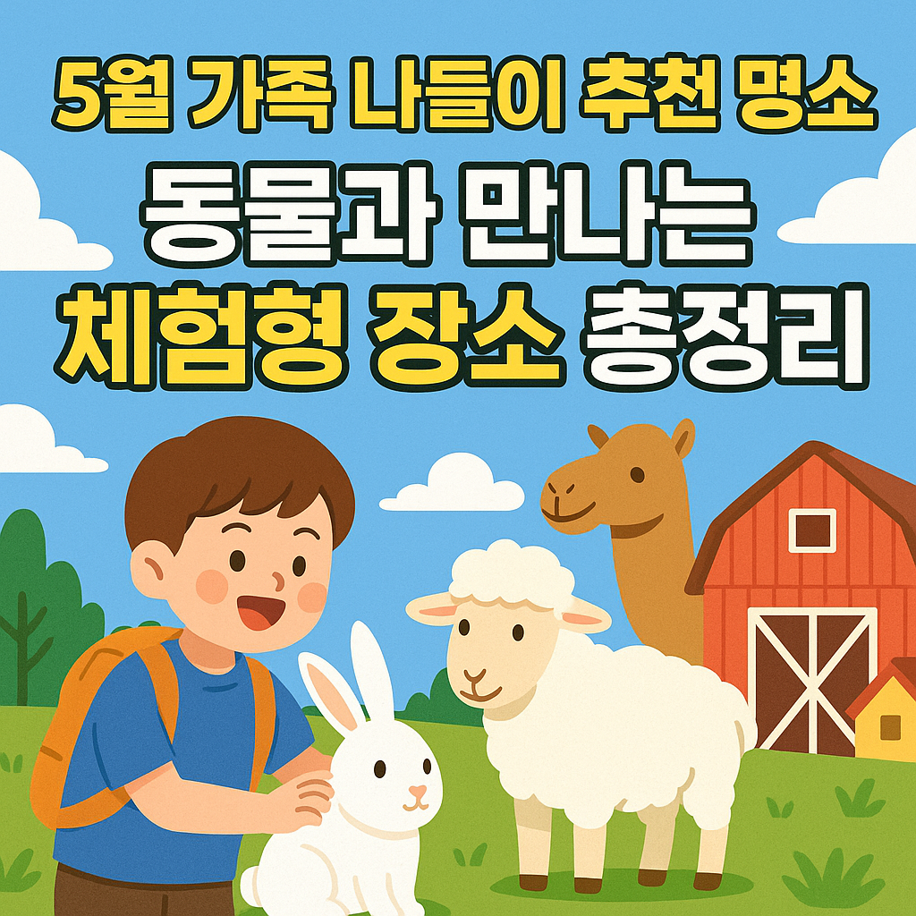 동물과 만나는 체험형 장소 추천