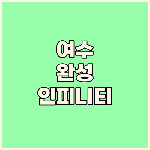 여수 여행 완성은 숙소 선택부터, 바..