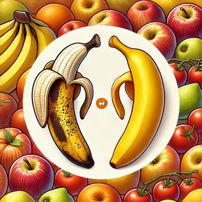 갈색 바나나가 더 맛있는 이유: 과일 숙성의 과학적 비밀