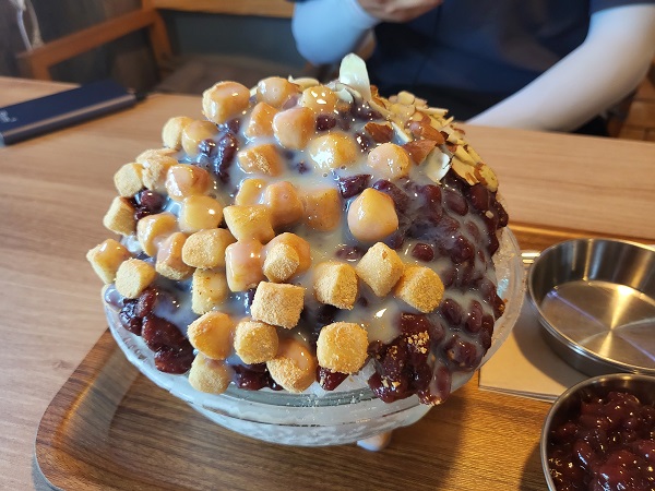 거문도 카페 오후 옛날팥빙수-3
