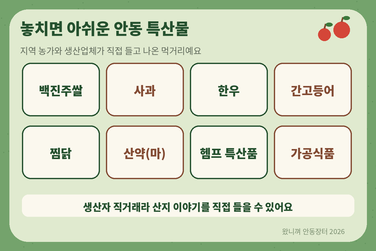 2026 왔니껴 안동장터 서울광장
