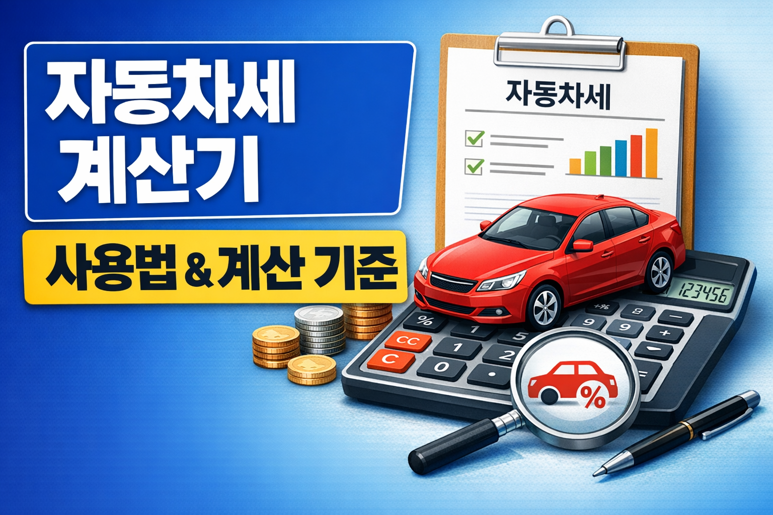 자동차세 계산기 관련 사진