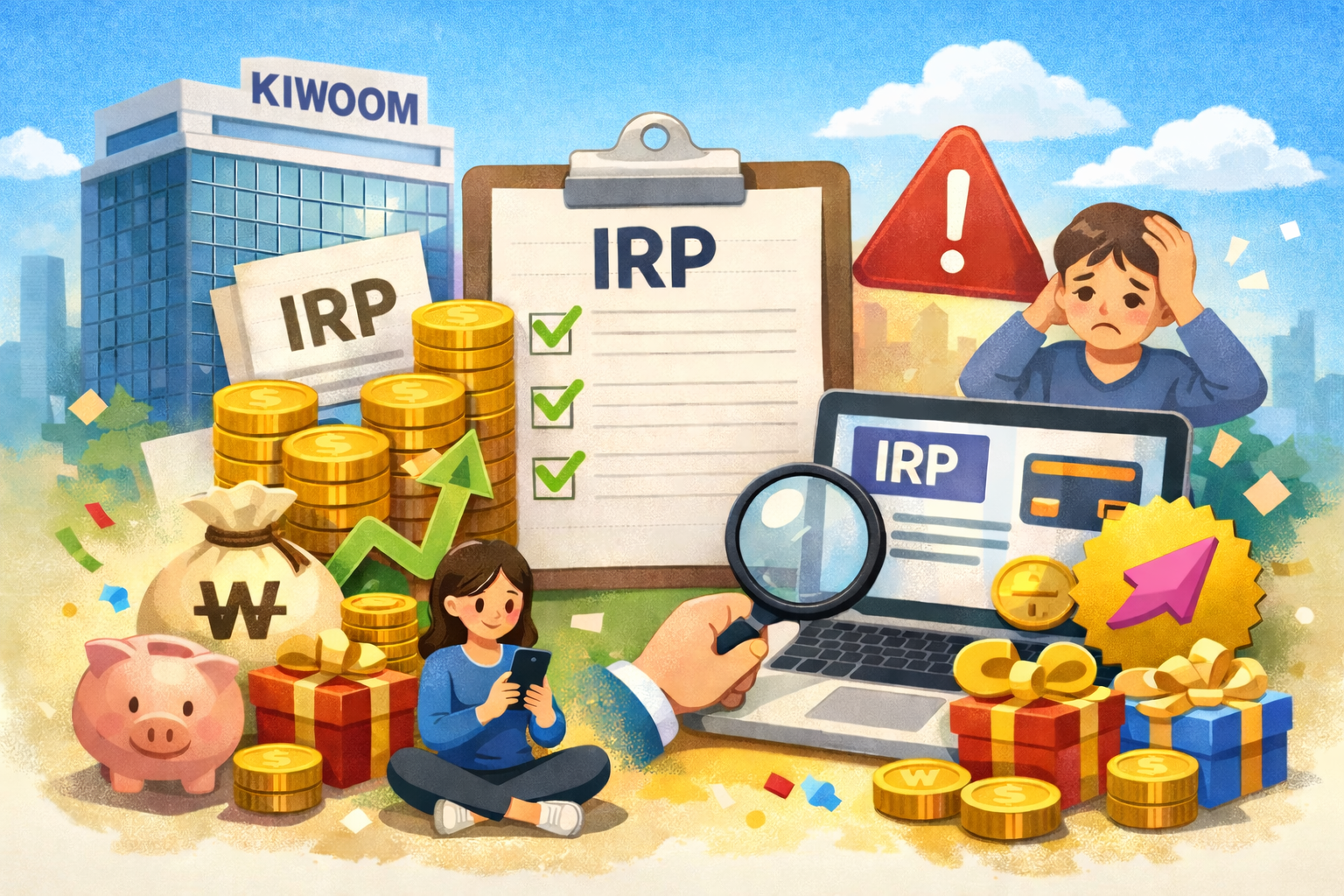 키움증권 IRP 계좌 개설 방법 총정리|개설 안될 때 해결법 + 이벤트 혜택까지 한번에 관련 사진