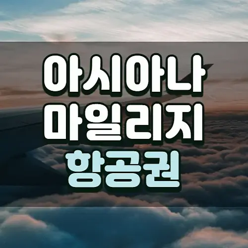 아시아나-마일리지-항공권-예약-공제표-성수기-기간
