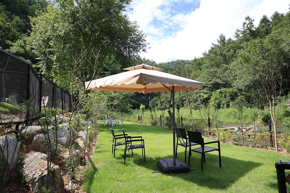 반려견과 함께, 그자리 야영장 소개