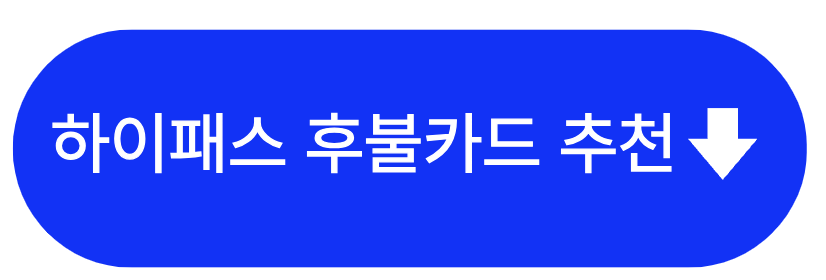 연회비 없는 하이패스 후불카드 추천 및 구매 방법(+2024)