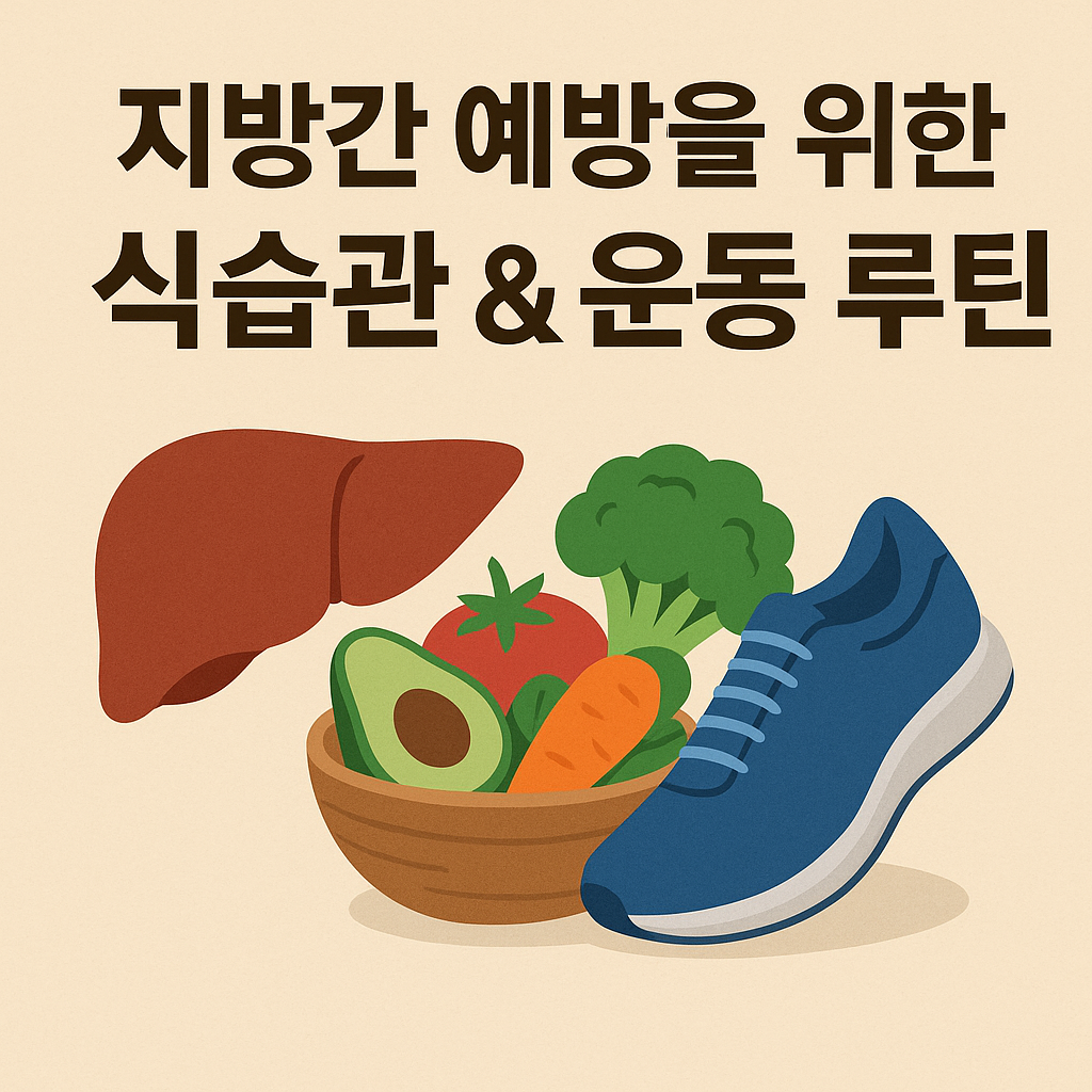 지방간 예방을 위한 식습관 &amp; 운동 루틴