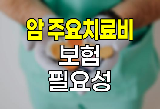 암 주요치료비 보험, 현대 의료 환경의 필수 안전망