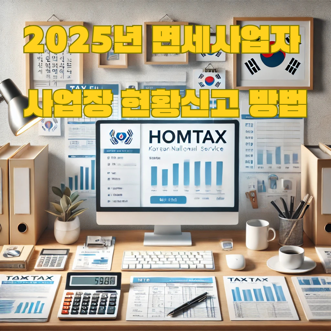 2025년 면세사업자 사업장 현황신고 방법