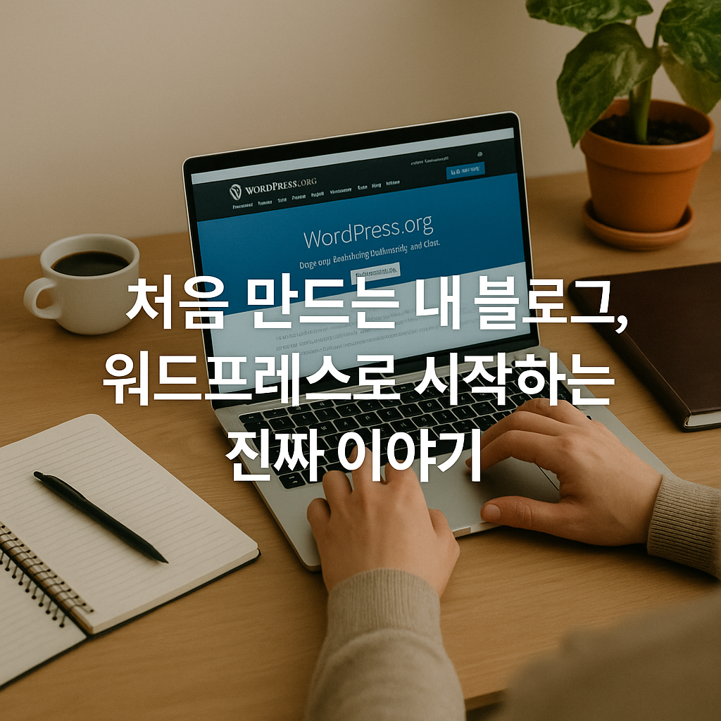 처음 만드는 내 블로그, 워드프레스로 시작하는 진짜 이야기