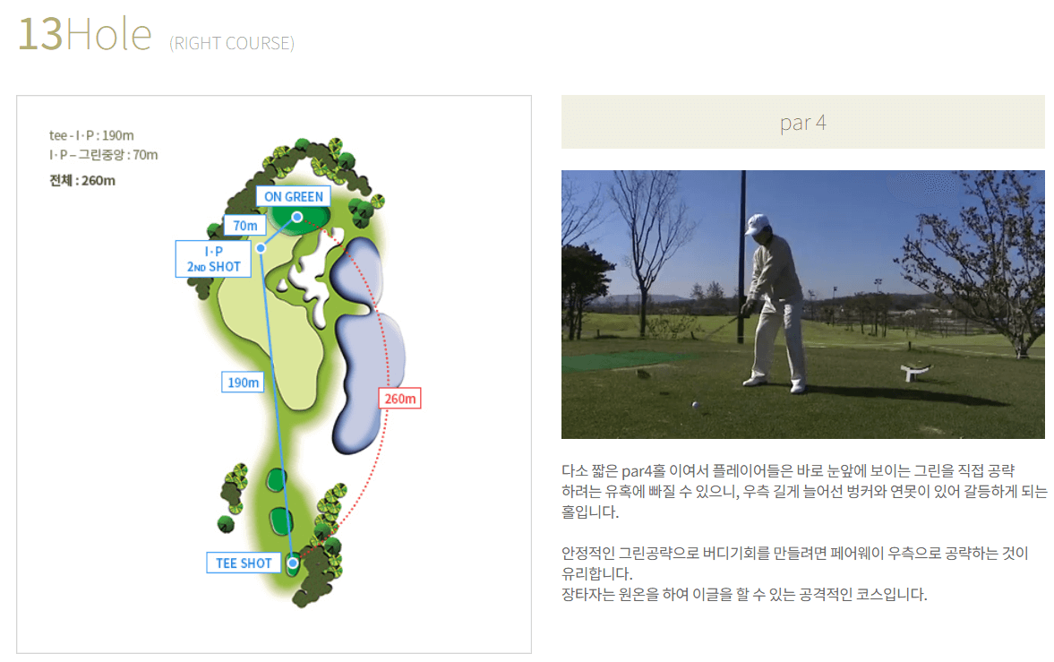 더반 골프클럽 라이트코스 13