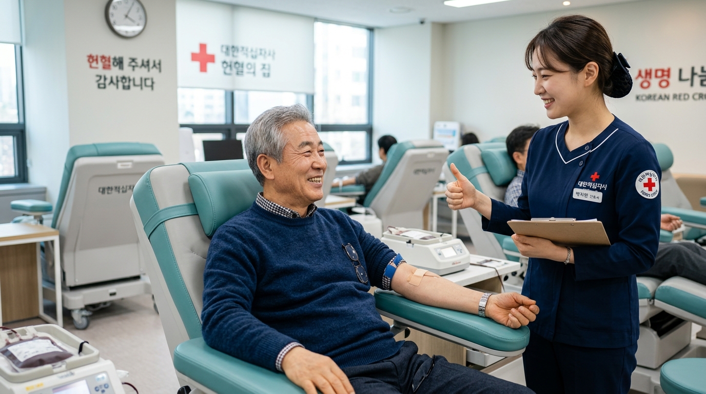 "부족한 혈액, 시니어가 구한다! 정부의 헌혈 가능 연령 상향 소식"
